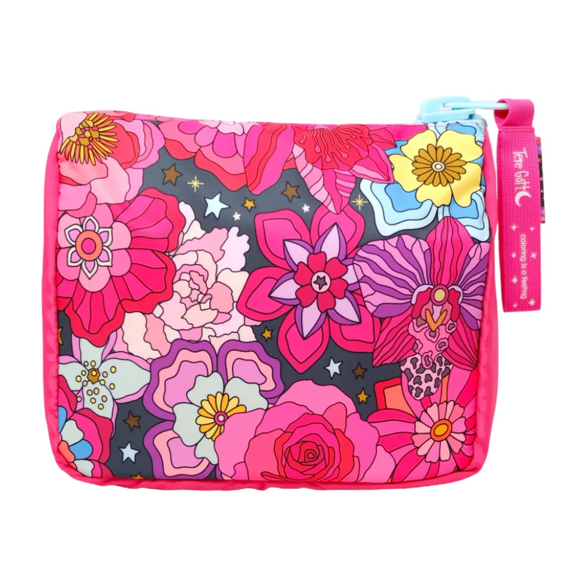 Estuche Flowers – Cosmetiquero y Bolso Art Queen | Acolchado y XL