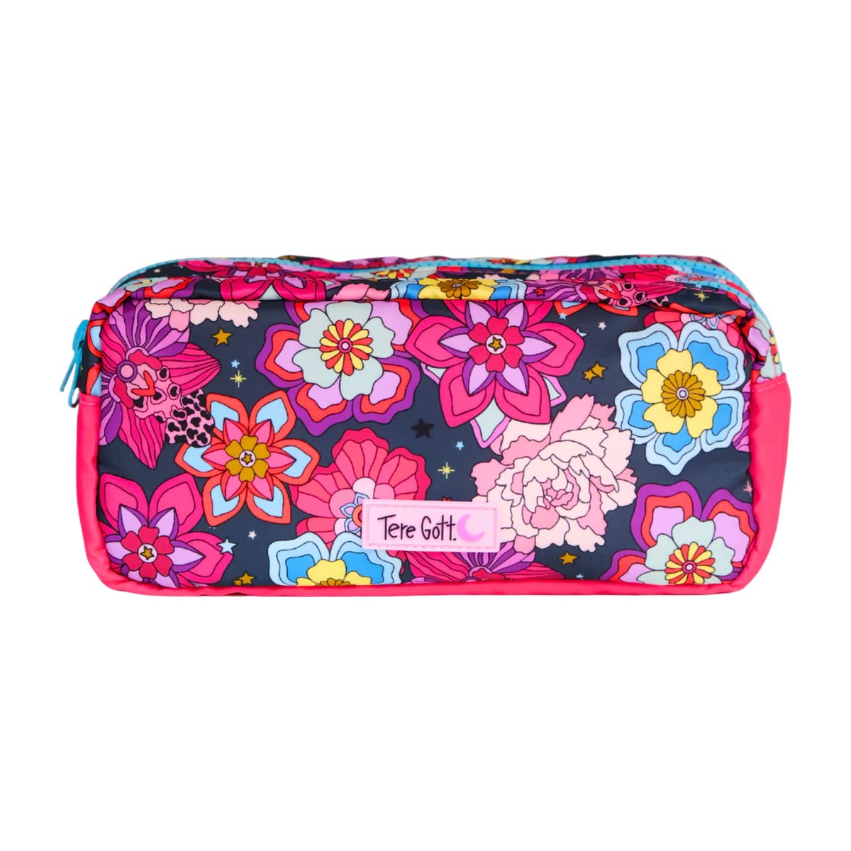 Estuche Doble Flowers – Cosmetiquero y Organizador Art Queen | Travel Size y Acolchado