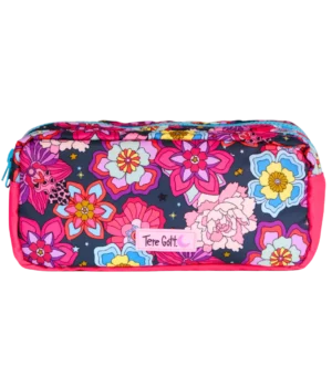 Estuche Doble Flowers – Cosmetiquero y Organizador Art Queen | Travel Size y Acolchado