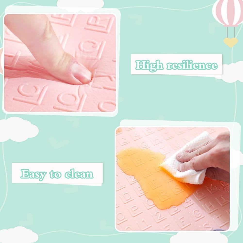 Alfombra de Juego para Bebé XPE Reversible 200 x 180 cm | 2 cm Grosor