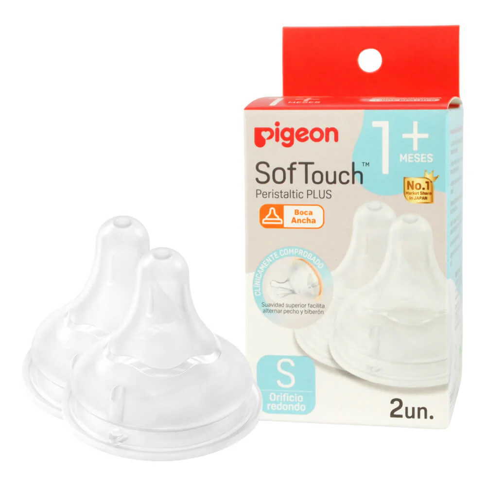 Tetinas de Repuesto Pigeon Softouch Talla S (2 unidades)