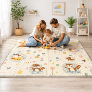 Alfombra de Juego para Bebé XPE Reversible 200 x 180 cm | 2 cm Grosor