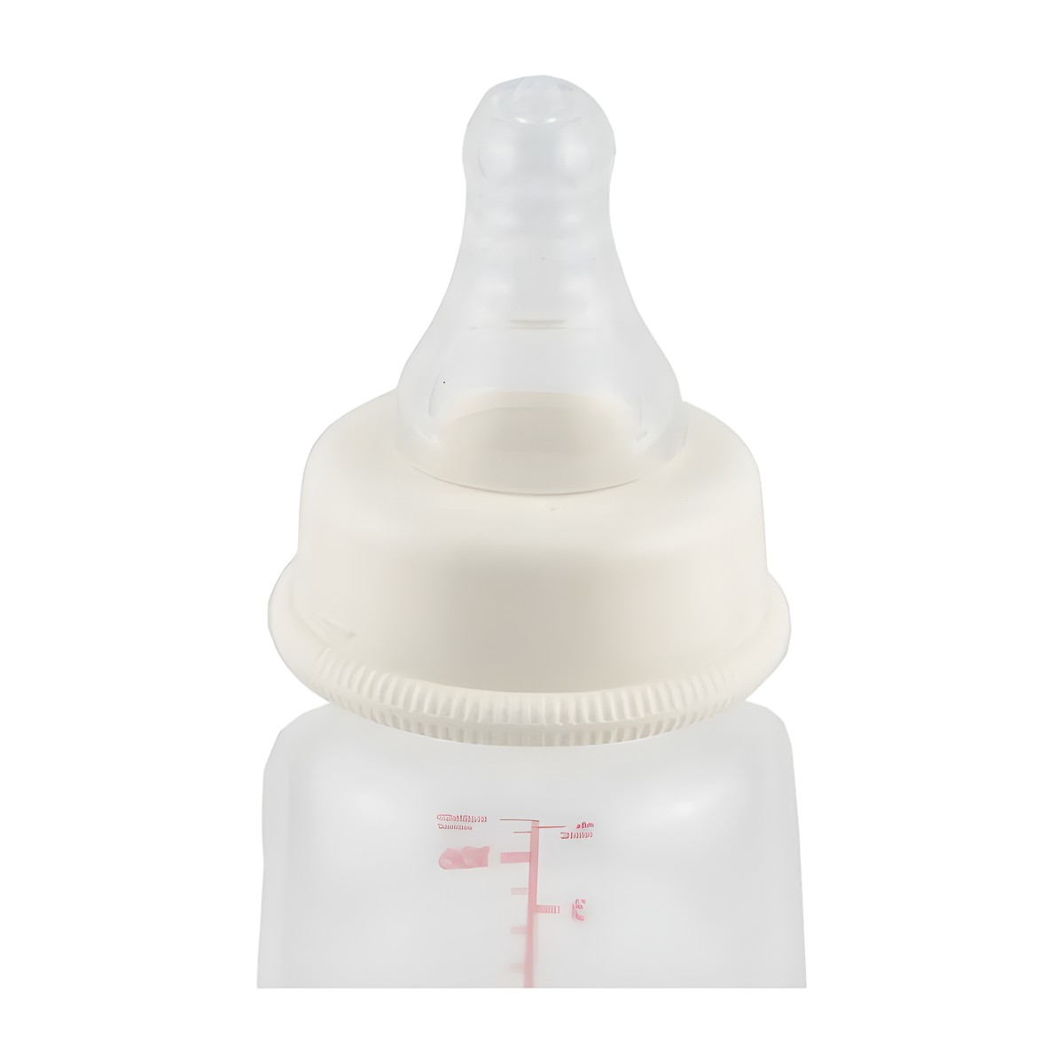 Biberón Pigeon Estándar De Vidrio 50 ml Blanco Anticólico Boca Standard
