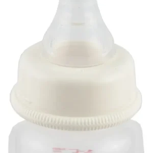 Biberón Pigeon Estándar De Vidrio 50 ml Blanco Anticólico Boca Standard