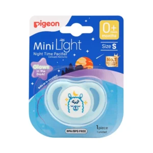 Chupete Pigeon Mini Light Talla S 0-6M Azul