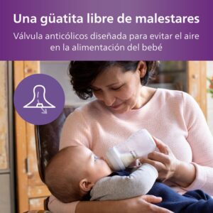 Set Mamaderas Philips Avent Natural Response + Chupete + Cepillo