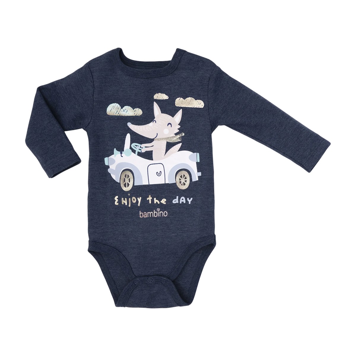 Body Bambino Zorrito Azul