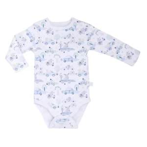 Body Bambino Zorrito blanco y Azul