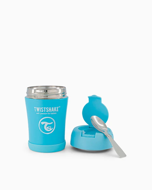 Termo para comida Twistshake azul pastel