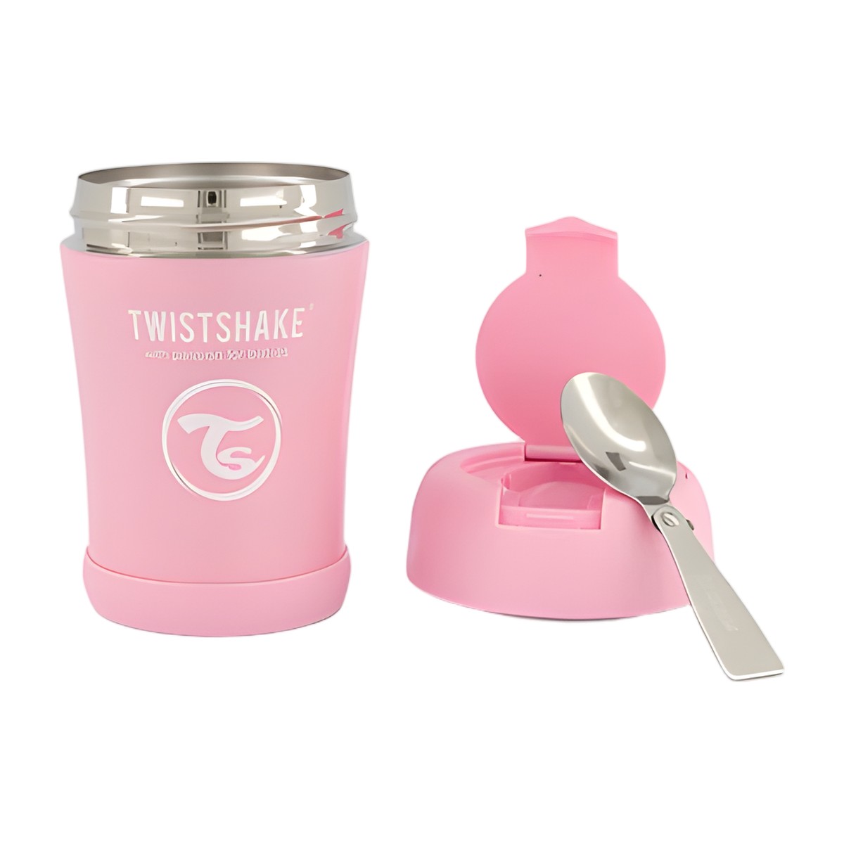Termo para comida Twistshake rosado pastel