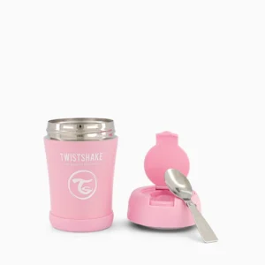 Termo para comida Twistshake rosado pastel