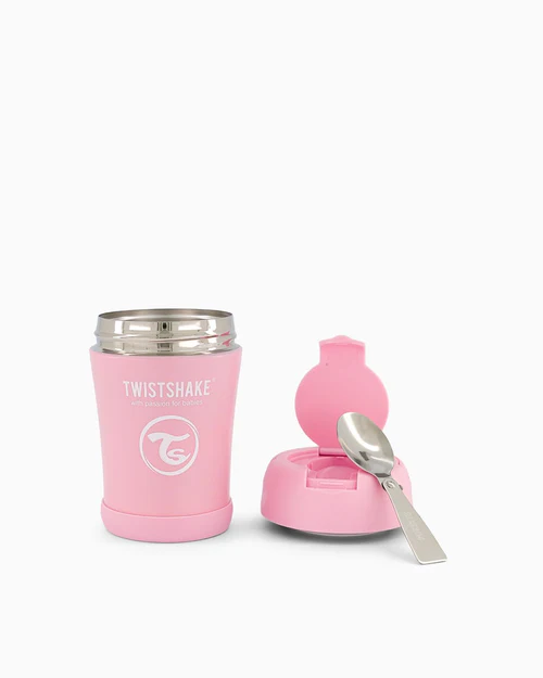 Termo para comida Twistshake rosado pastel