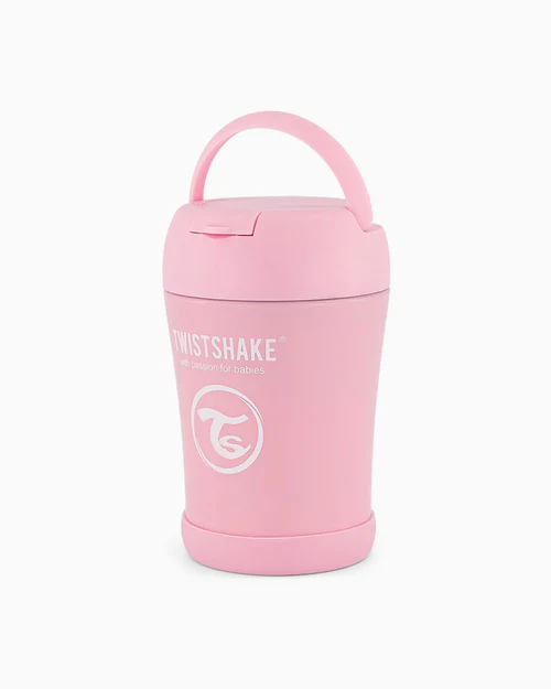 Termo para comida Twistshake rosado pastel