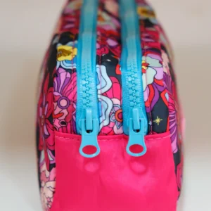 Estuche Doble Flowers – Cosmetiquero y Organizador Art Queen | Travel Size y Acolchado