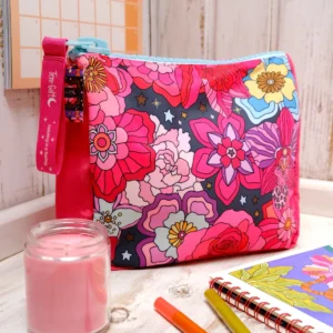 Estuche Flowers – Cosmetiquero y Bolso Art Queen | Acolchado y XL