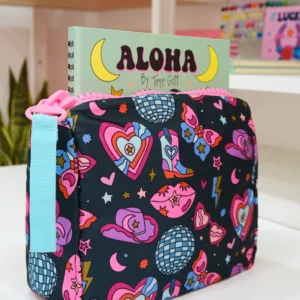 Estuche Cowgirl – Cosmetiquero y Bolso Art Queen | Acolchado y XL