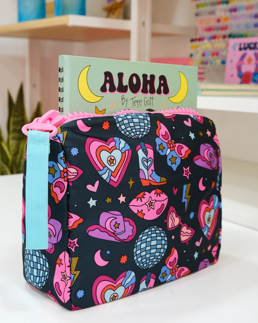 Estuche Cowgirl – Cosmetiquero y Bolso Art Queen | Acolchado y XL