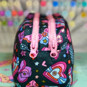 Estuche Doble Cowgirl – Cosmetiquero y Organizador Art Queen | Travel Size y Acolchado