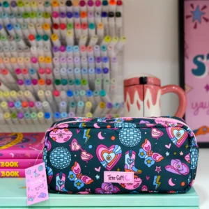 Estuche Doble Cowgirl – Cosmetiquero y Organizador Art Queen | Travel Size y Acolchado