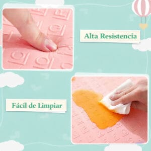 alfombra plegable bebe antigolpe caracteristicas