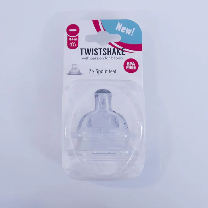 Boquilla Antiderrame Twistshake 2 Unidades – Tetina Antigoteo de Silicona sin BPA