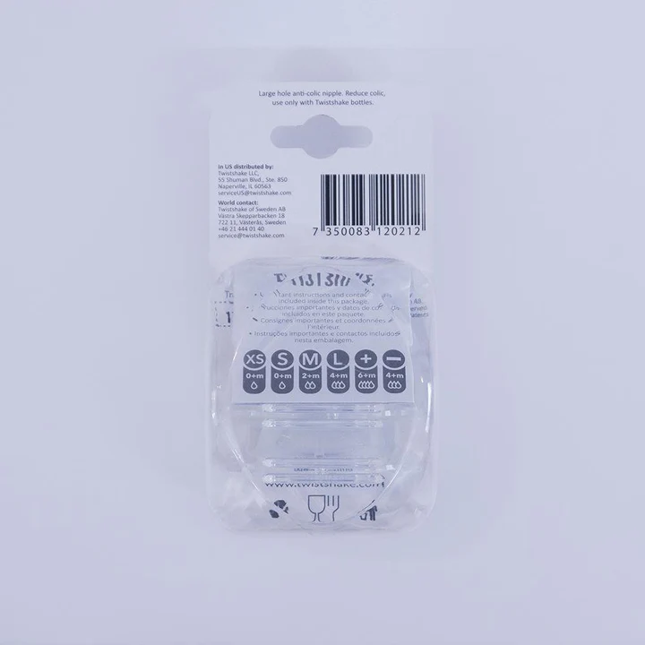 Boquilla Antiderrame Twistshake 2 Unidades – Tetina Antigoteo de Silicona sin BPA