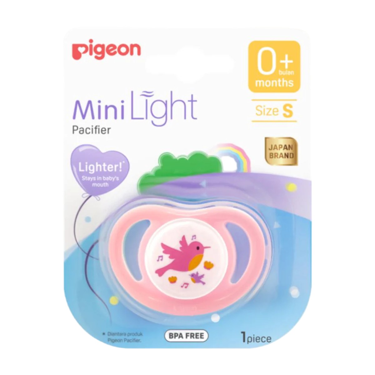 Chupete Odontológico Mini Light Talla S (Rosado)