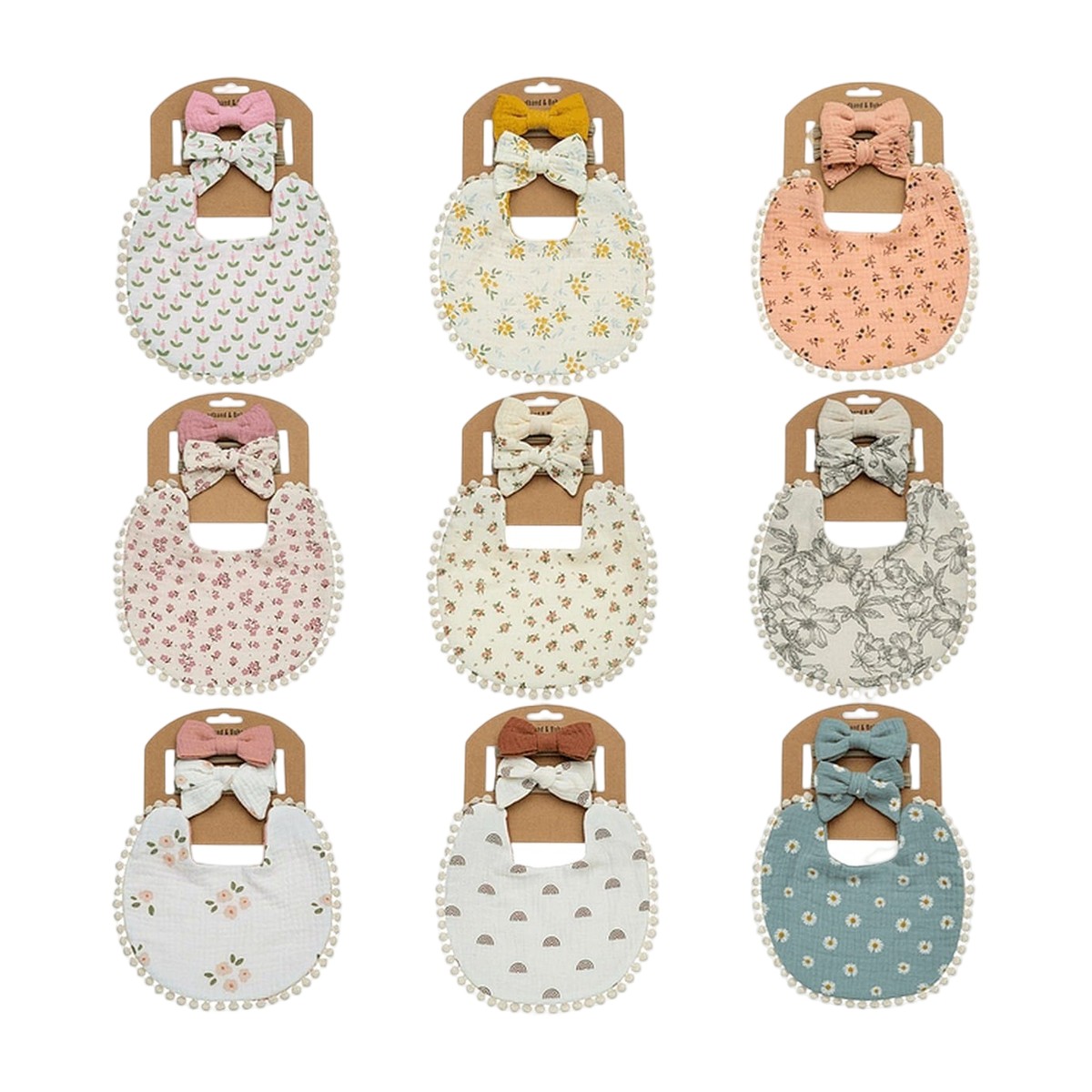 Set Baberos Muselina NIña