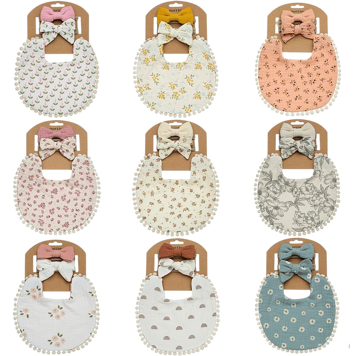 Set Baberos Muselina NIña