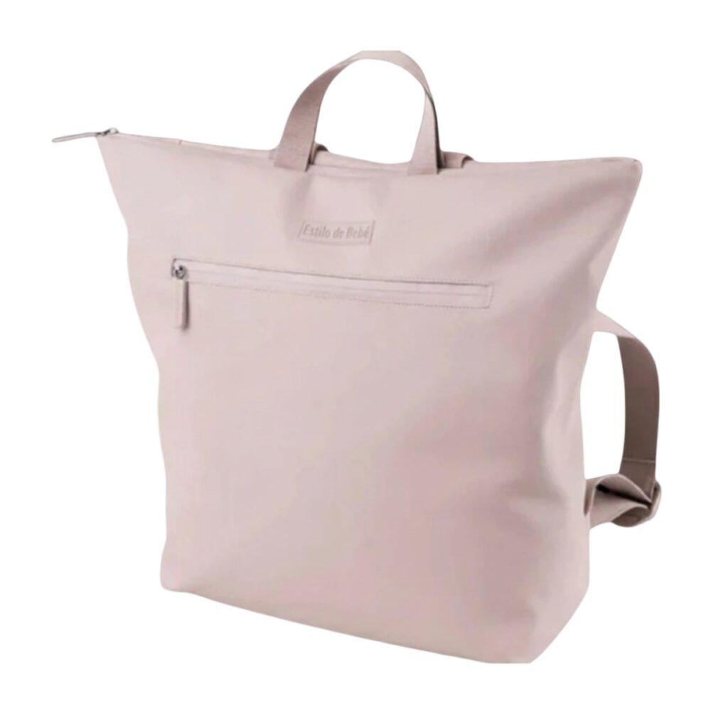 Mochila Maternal con Cambiador Unisex Impermeable Rosa Nude