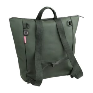 Mochila pañalera verde Estilo de Bebe
