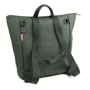 Mochila pañalera verde Estilo de Bebe