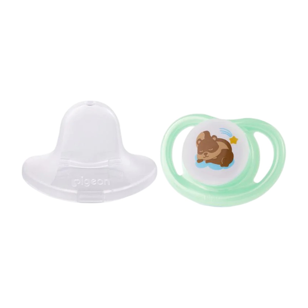 Chupete Pigeon Mini Light Talla S 0-6m Verde