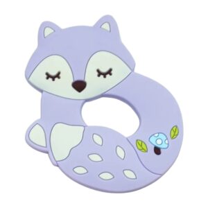 Set de Mordedores de Silicona para Bebé Pack x5 Diseños Elefante y Zorrito