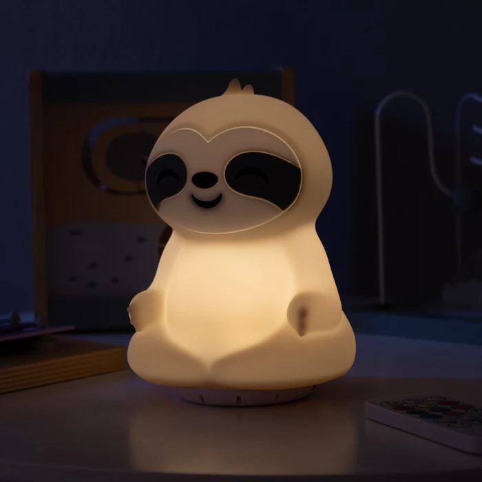 Lámpara con Ruido Blanco Bebé Balia | Luz RGB Recargable para Dormir Mejor