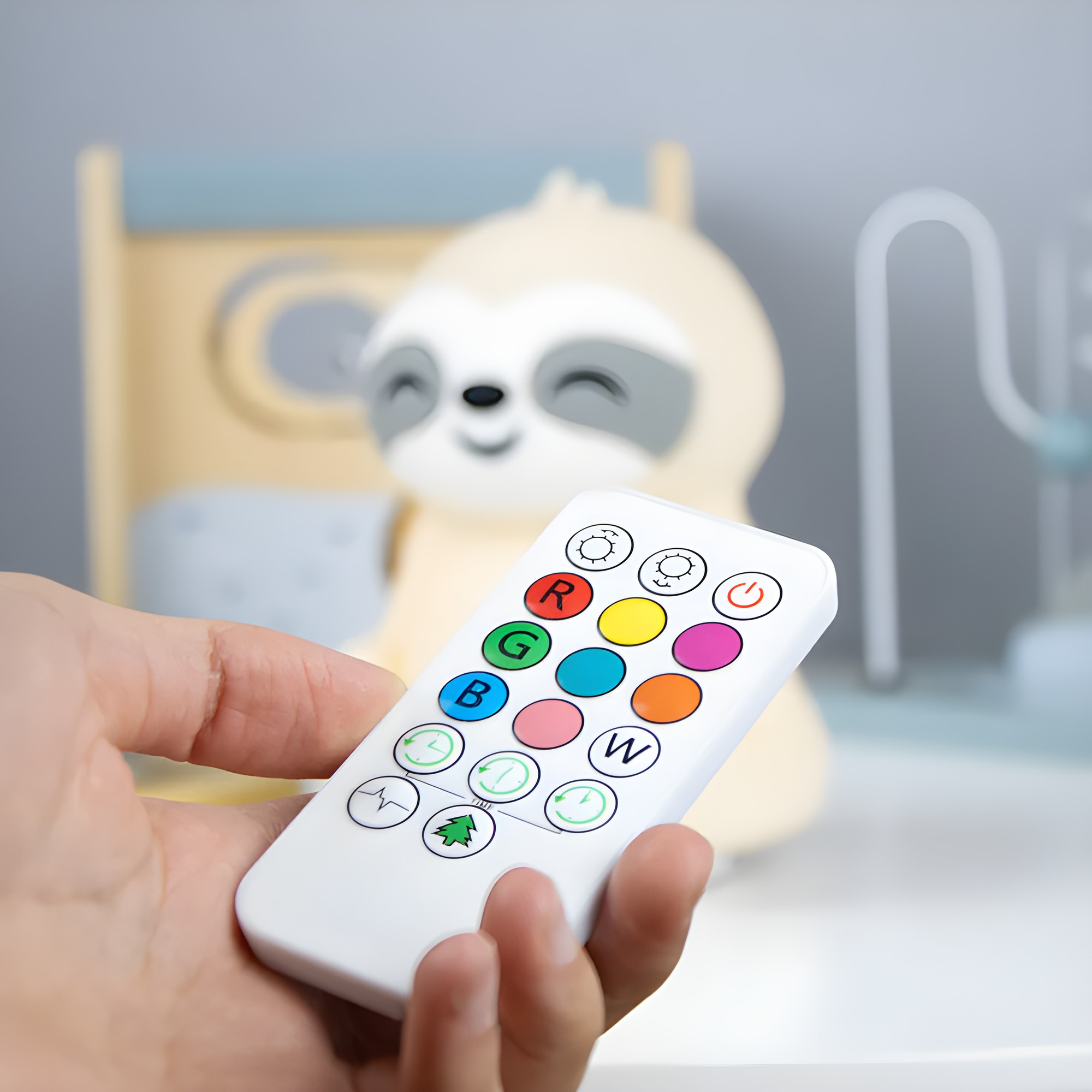 lámpara con ruido blanco bebé Balia luz nocturna RGB recargable