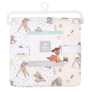 Bipack de Mantitas Bambi para Bebé de Franela 100% Algodón – Bambino
