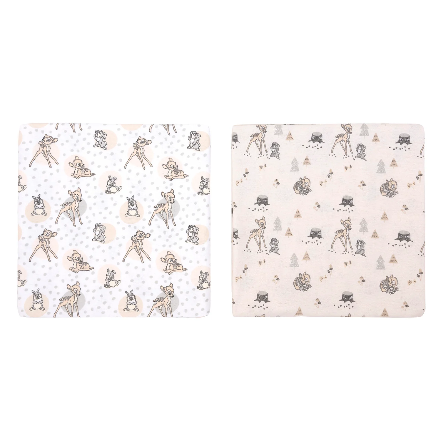 Bipack de Mantitas Bambi para Bebé de Franela 100% Algodón – Bambino