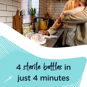 Esterilizador de Mamaderas Tommee Tippee Microondas a Vapor