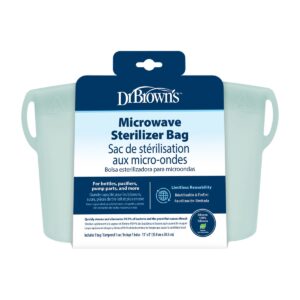 Bolsa esterilizadora reutilizable para microondas para esterilizar mamaderas y accesorios de bebé