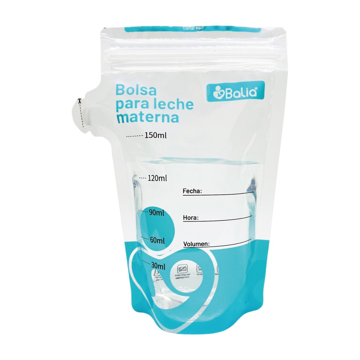 bolsas para leche materna Balia 150 ml pack 25 unidades
