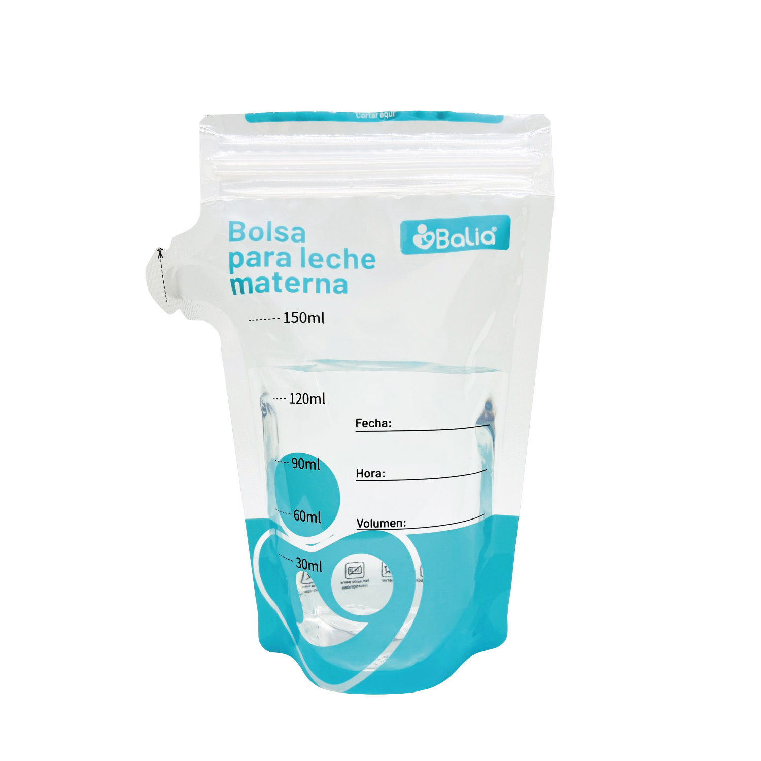 bolsas para leche materna Balia 150 ml pack 25 unidades