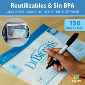 bolsas esterilizar mamaderas microondas dr browns 960 6