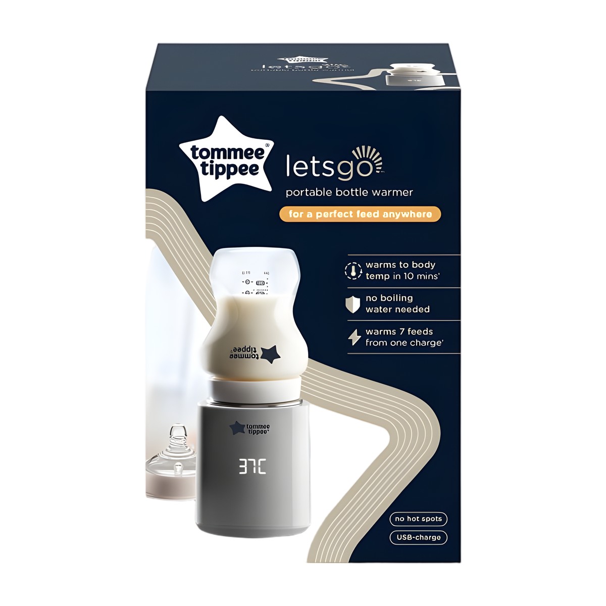 Calienta mamaderas portátil Tommee Tippee Lets Go