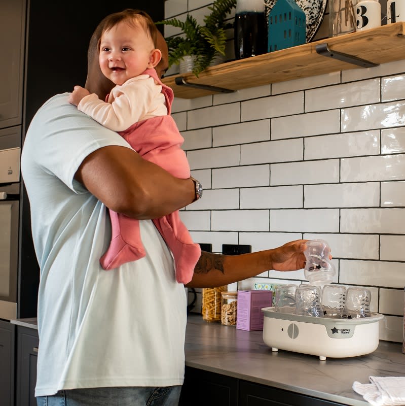 Esterilizador de biberones eléctrico gran capacidad 6 unidades