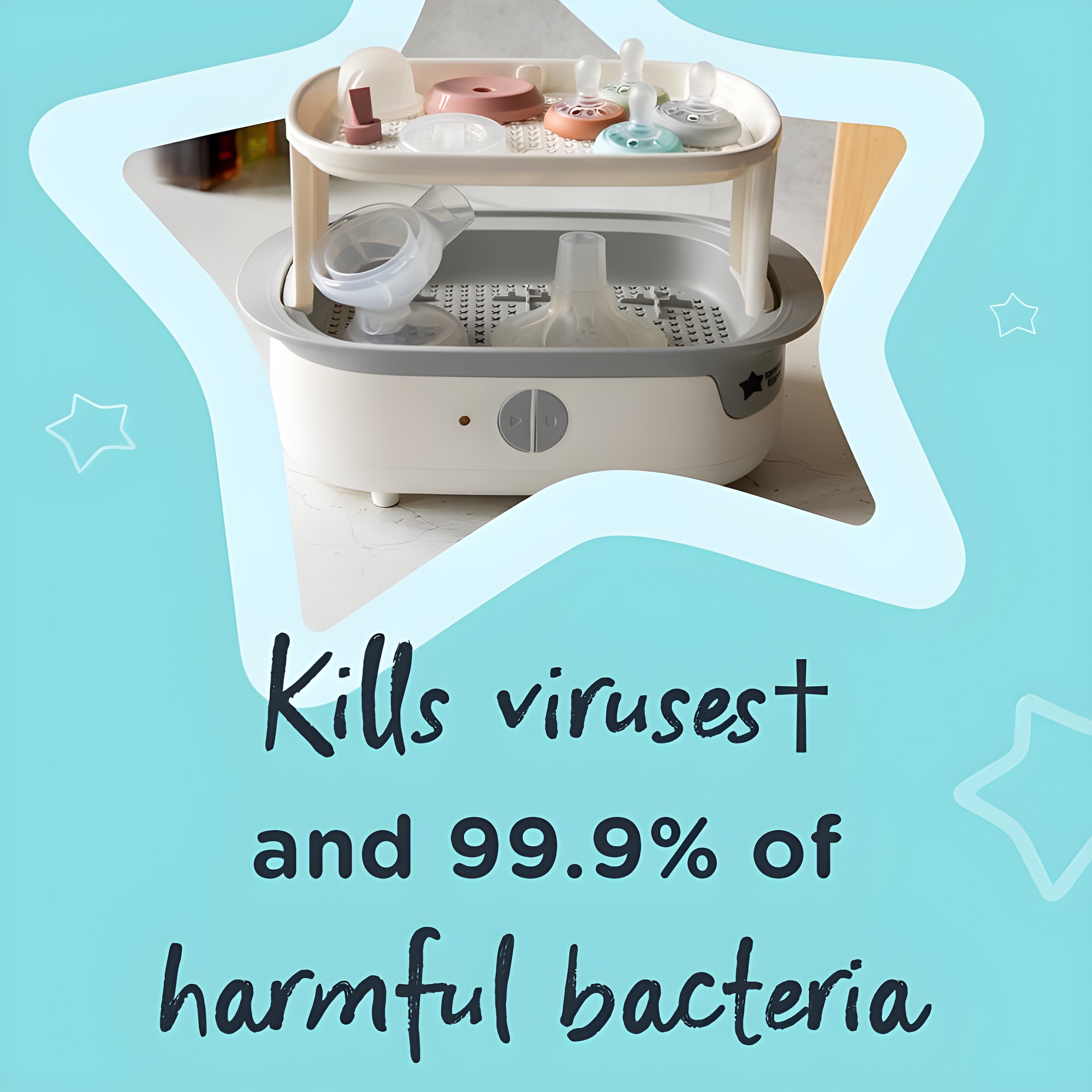 Esterilizador Eléctrico a Vapor SuperSteam para Bebé