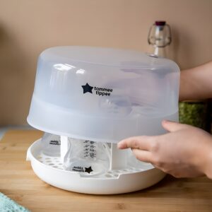 Tommee Tippee Esterilizador de Mamaderas | Vapor Rápido 4 Minutos