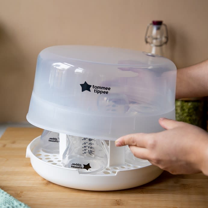 Tommee Tippee Esterilizador de Mamaderas | Vapor Rápido 4 Minutos