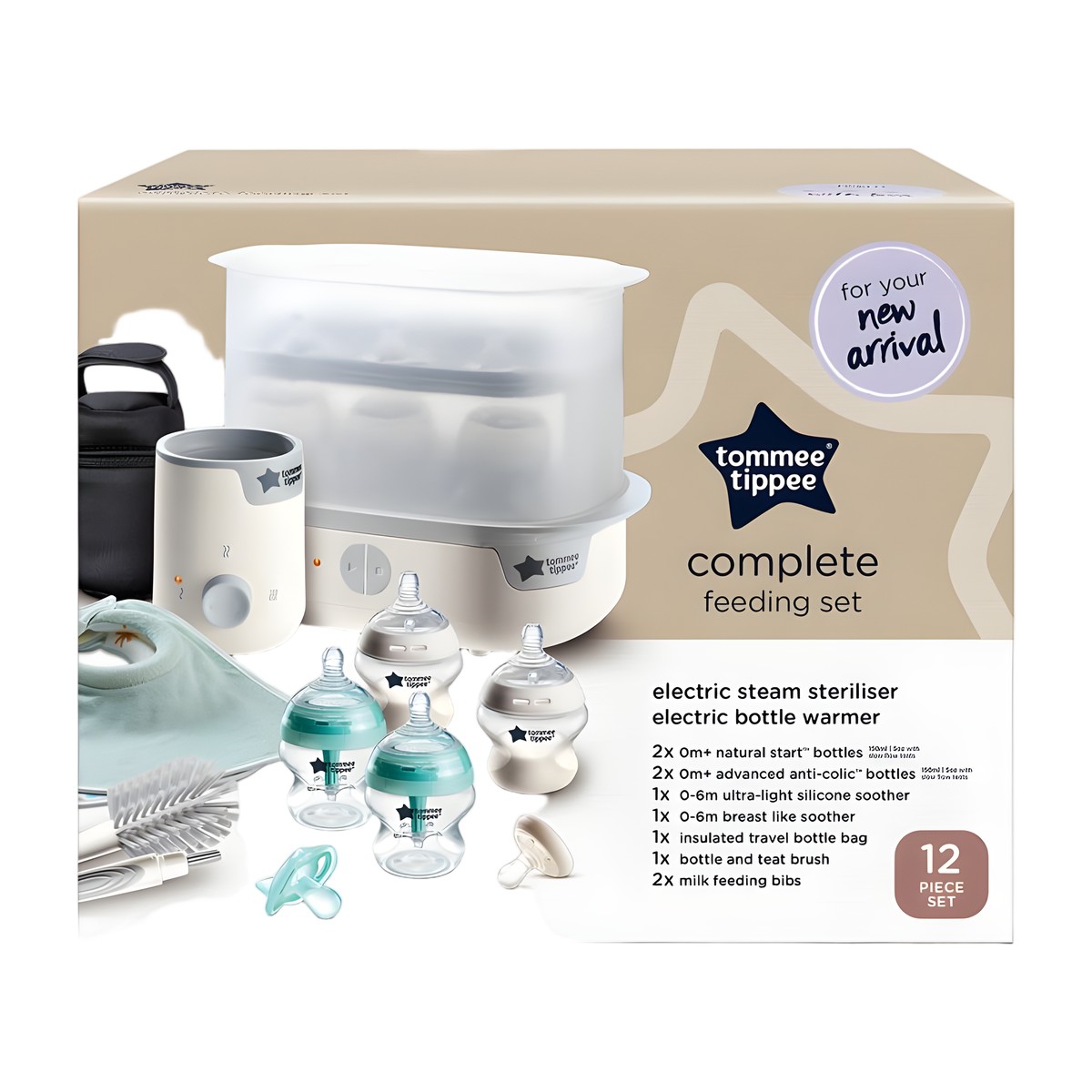 Kit alimentación bebé Tommee Tippee completo con esterilizador