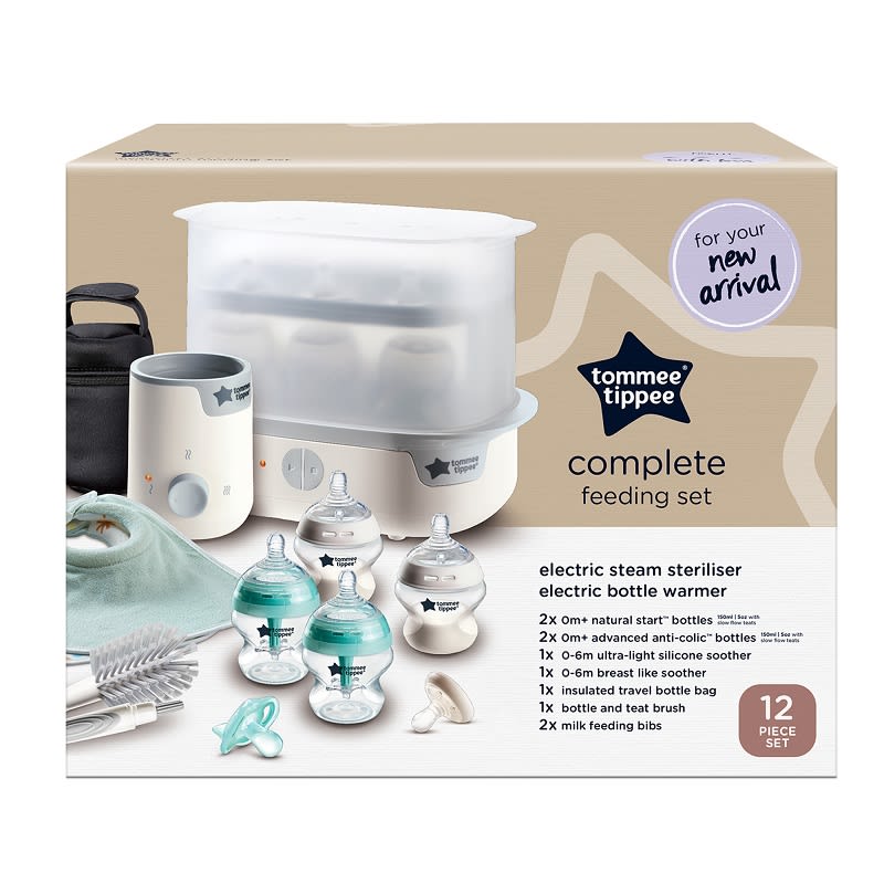 Kit alimentación bebé Tommee Tippee completo con esterilizador